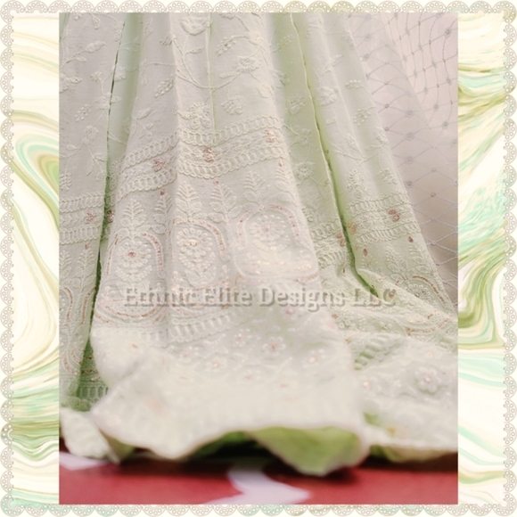 New boutique Sabyasachi inspired Lehenga Choli- Georgette Lehenga-blouse… - Picture 5 of 10